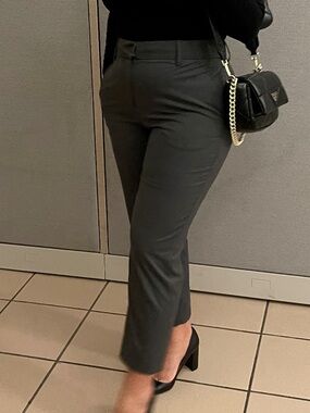 H&M Slacks in dark olive green